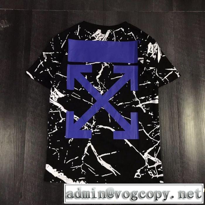 半袖Tシャツ 2色可選 OFF-WHITE 2019春夏は人気定番 人気ストリートブランド新品 Off-White オフホワイト