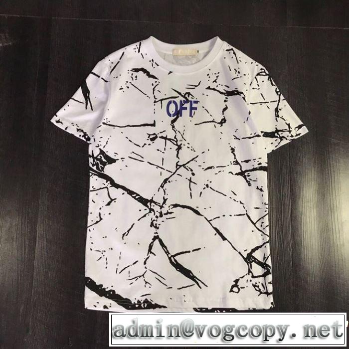 半袖Tシャツ 2色可選 OFF-WHITE 2019春夏は人気定番 人気ストリートブランド新品 Off-White オフホワイト