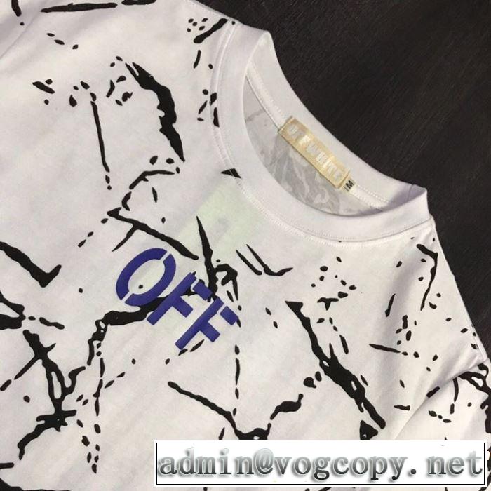 半袖Tシャツ 2色可選 OFF-WHITE 2019春夏は人気定番 人気ストリートブランド新品 Off-White オフホワイト
