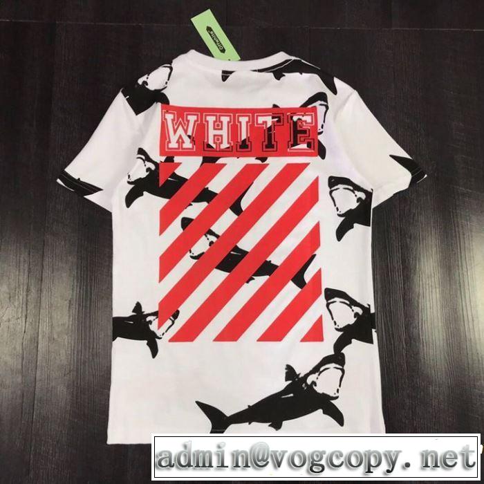 Off-White オフホワイト 半袖Tシャツ 2色可選 OFF-WHITE オシャレ印象で人気の高い 2019SSのトレンド商品