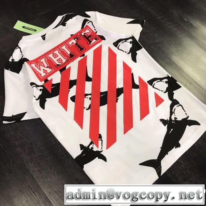 Off-White オフホワイト 半袖Tシャツ 2色可選 OFF-WHITE オシャレ印象で人気の高い 2019SSのトレンド商品