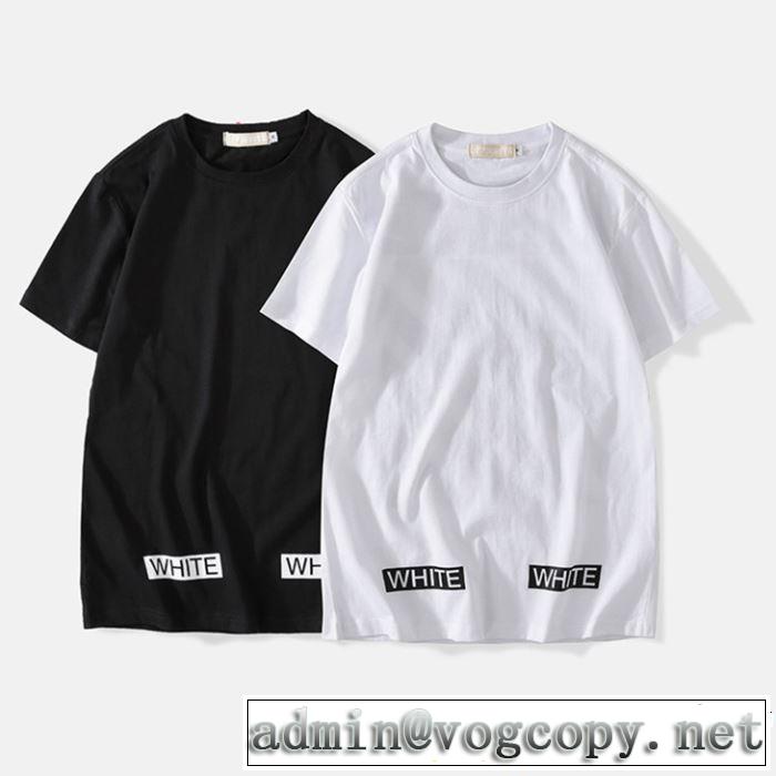 2019春夏の大注目トレンド 今っぽく新作アイテム Off-White オフホワイト 半袖Tシャツ OFF-WHITE 2色可選