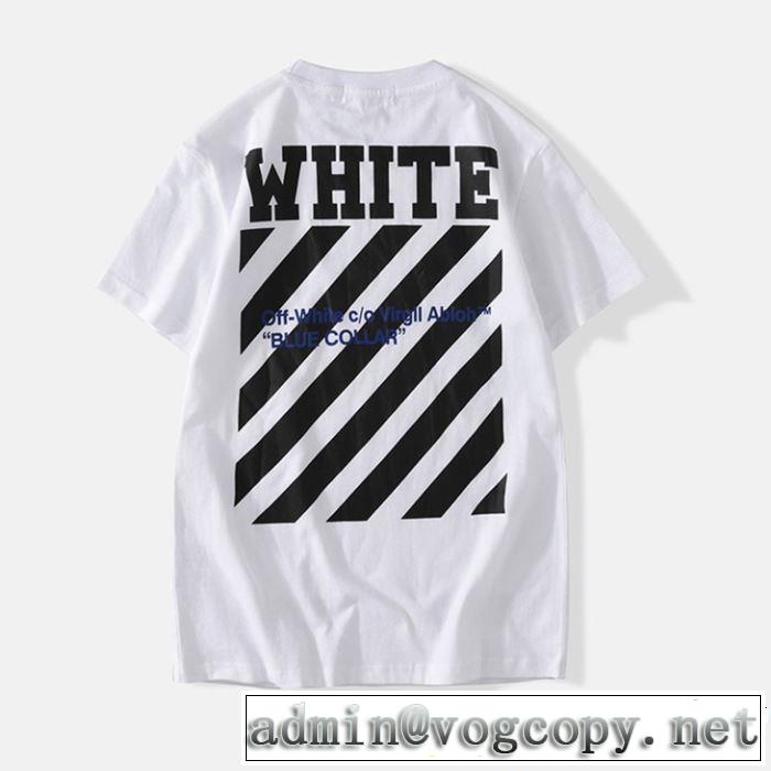 2019春夏の大注目トレンド 今っぽく新作アイテム Off-White オフホワイト 半袖Tシャツ OFF-WHITE 2色可選