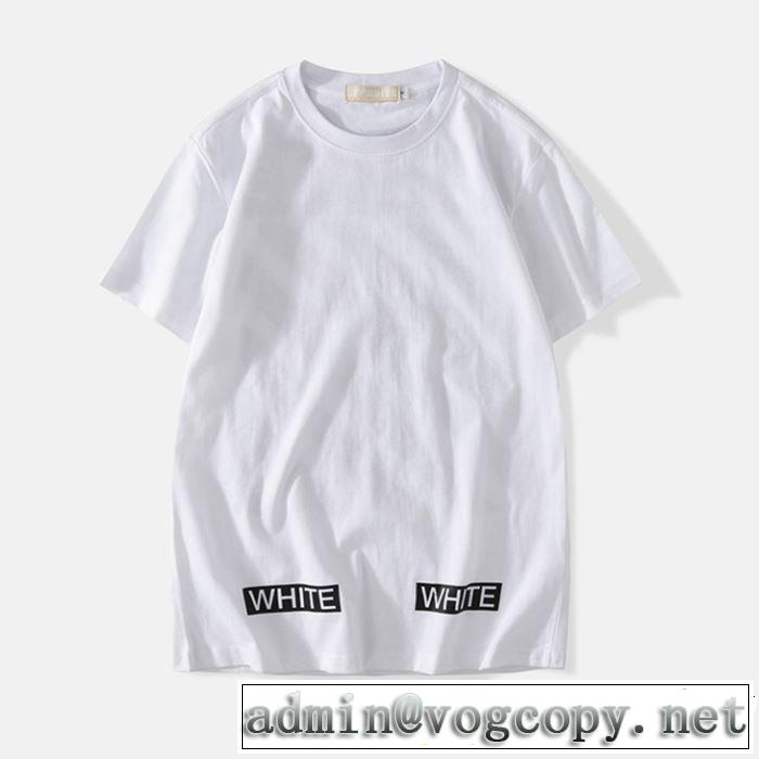 2019春夏の大注目トレンド 今っぽく新作アイテム Off-White オフホワイト 半袖Tシャツ OFF-WHITE 2色可選