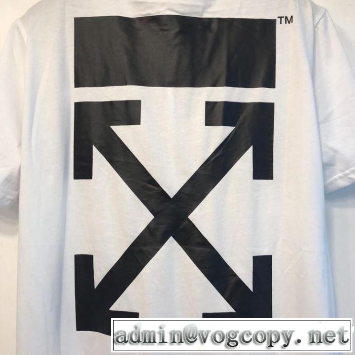 2019夏色っぽさ Off-White オフホワイト 半袖Tシャツ off-white 19 春夏シンプルファッションでOK！