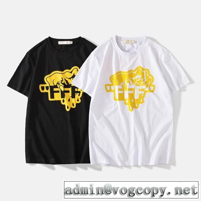 OFF-WHITE 2色可選 お洒落トレンド人気 2019春夏トレンドアイテム Off-White オフホワイト 半袖Tシャツ