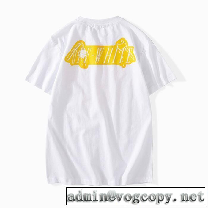 OFF-WHITE 2色可選 お洒落トレンド人気 2019春夏トレンドアイテム Off-White オフホワイト 半袖Tシャツ