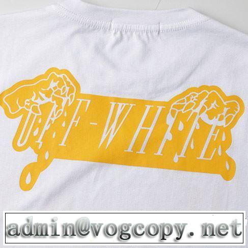 2019年最新ファッション Off-White オフホワイト 半袖Tシャツ OFF-WHITE 2色可選 今シーズン注目のデザイン