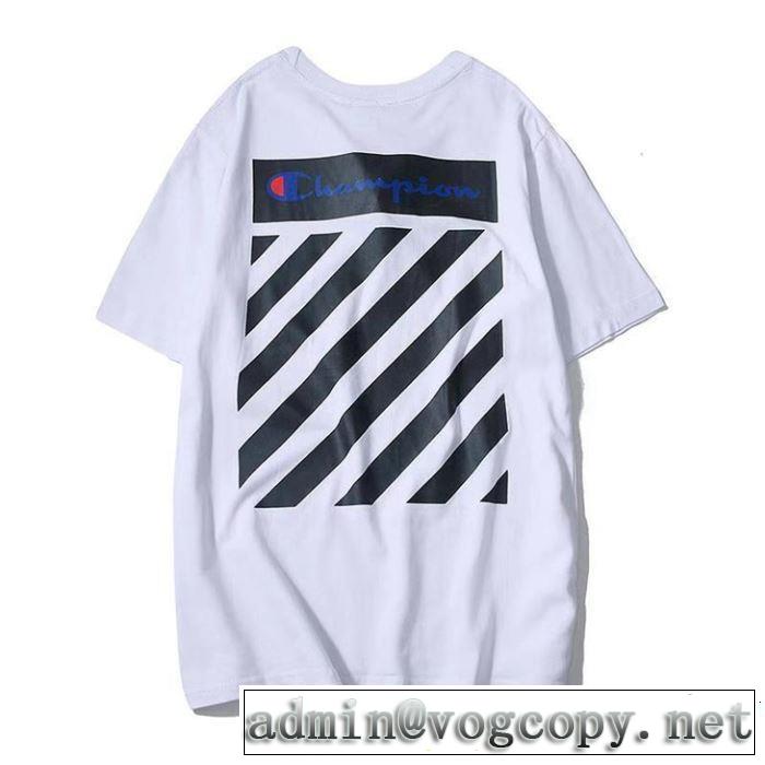 大人っぽく着こなし 半袖Tシャツ 2019年の春夏に着たい Off-White オフホワイト OFF-WHITE  3色可選