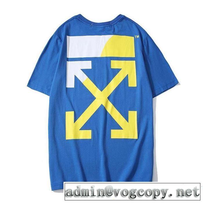 Off-White オフホワイト 半袖Tシャツ OFF-WHITE 2色可選 爽やかすぎない大人の印象に 2019即旬な装いに