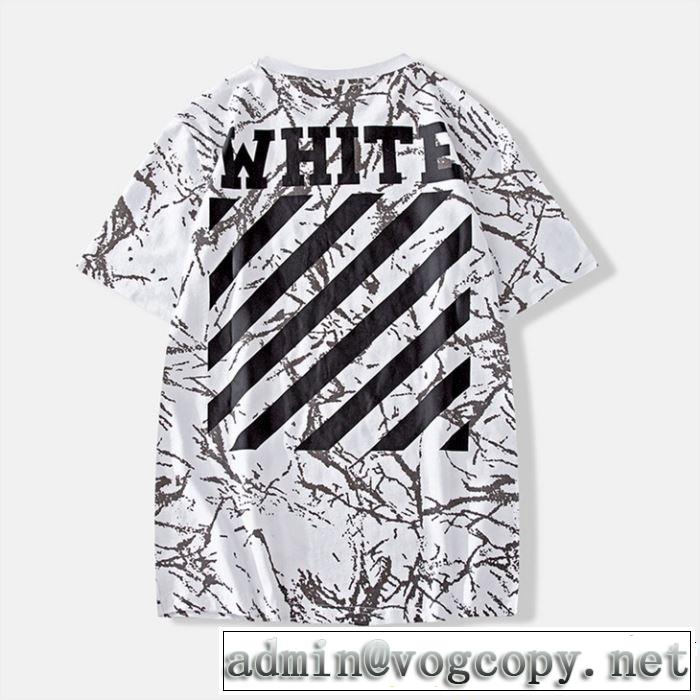 定番のスタイル春夏限定 2019年春夏のトレンドアイテム Off-White オフホワイト 半袖Tシャツ OFF-WHITE 2色可選
