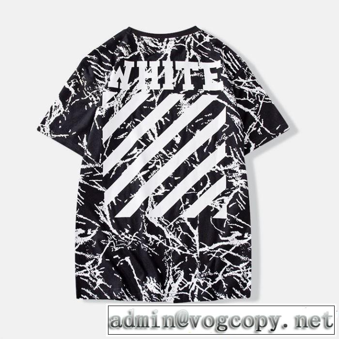 定番のスタイル春夏限定 2019年春夏のトレンドアイテム Off-White オフホワイト 半袖Tシャツ OFF-WHITE 2色可選