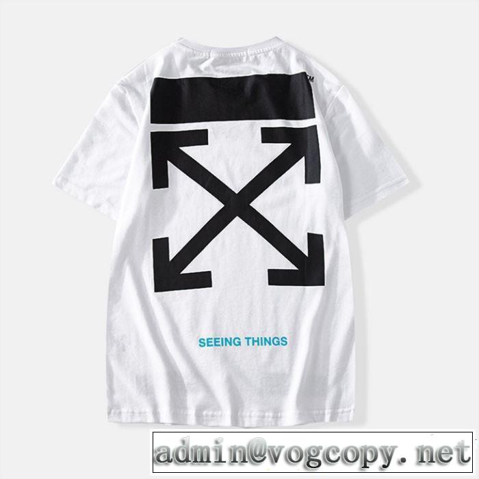 半袖Tシャツ OFF-WHITE 3色可選 春夏の流行り2019新品 2019春夏トレンドアイテム Off-White オフホワイト