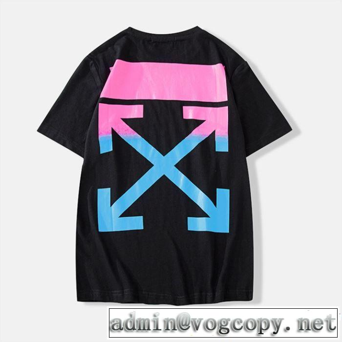 Off-White オフホワイト 半袖Tシャツ OFF-WHITE 2色可選 着るだけで上品なスタイル 2019SSのトレンド商品