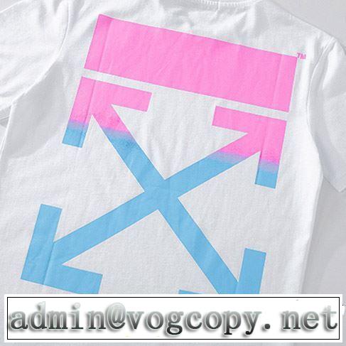 Off-White オフホワイト 半袖Tシャツ OFF-WHITE 2色可選 着るだけで上品なスタイル 2019SSのトレンド商品