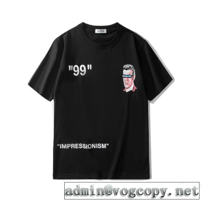 鮮度アップブランド最新 《2019年》今、注目のストリート Off-White オフホワイト 半袖Tシャツ 2色可選