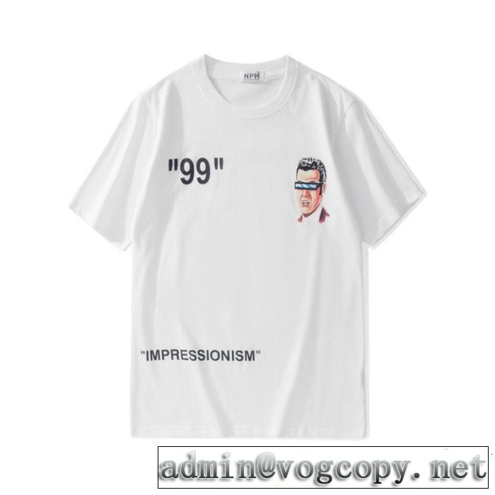 鮮度アップブランド最新 《2019年》今、注目のストリート Off-White オフホワイト 半袖Tシャツ 2色可選