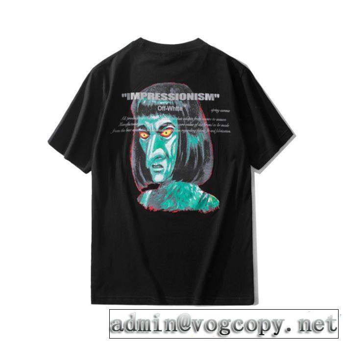 鮮度アップブランド最新 《2019年》今、注目のストリート Off-White オフホワイト 半袖Tシャツ 2色可選
