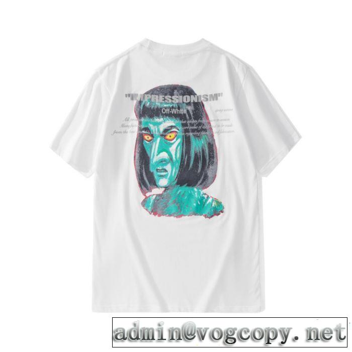鮮度アップブランド最新 《2019年》今、注目のストリート Off-White オフホワイト 半袖Tシャツ 2色可選
