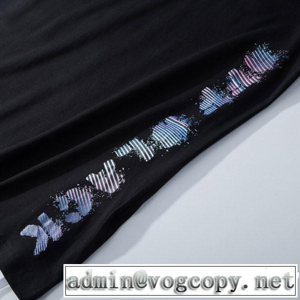 ブランドの話題の新作も！ Off-White オフホワイト 半袖Tシャツ OFF BLACK 2色可選 2019春夏人気トレンドアイテム