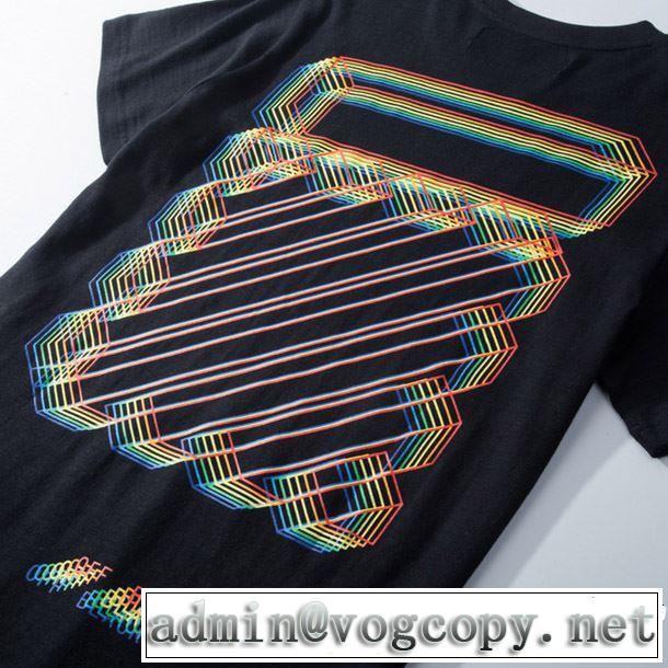 OFF BLACK 2色可選 今流行のストリート上品 2019春夏のトレンド新商品 Off-White オフホワイト 半袖Tシャツ