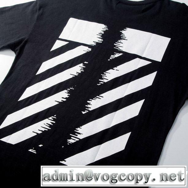 夏らしい季節感 Off-White オフホワイト 半袖Tシャツ OFF BLACK 2色可選 2019年夏の一押しファッションアイテム