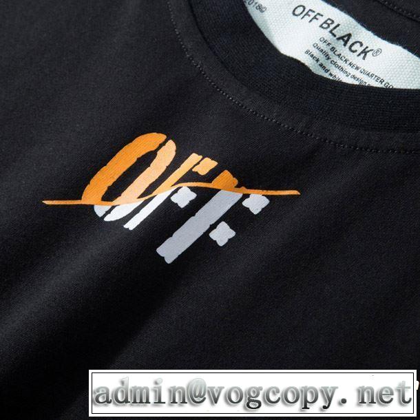 半袖Tシャツ OFF BLACK 2色可選 大人カジュアル上手に 《2019年》今、注目のストリート Off-White オフホワイト