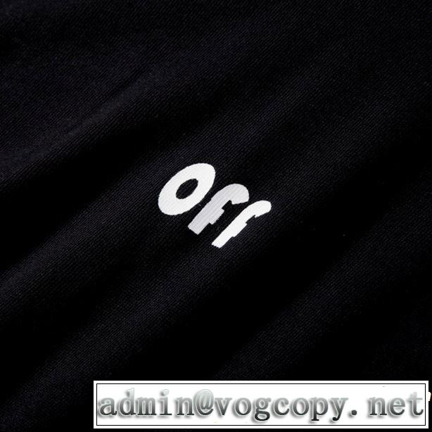 Off-White オフホワイト 半袖Tシャツ OFF BLACK 2色可選 知的な夏のスタイル 2019春夏も引き続き人気セール