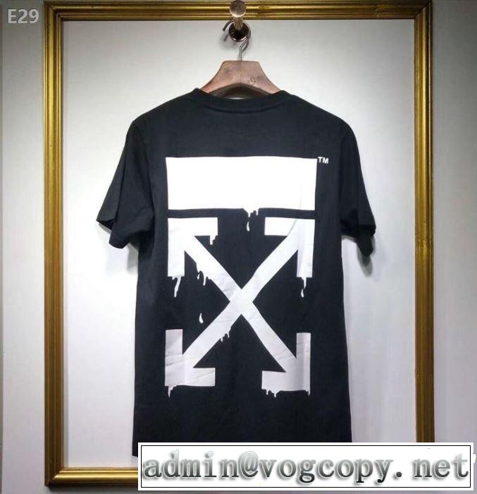 この夏は注目新作 【2019春夏】最新コレクション Off-White オフホワイト 半袖Tシャツ 2色可選