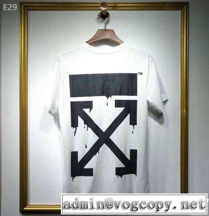 この夏は注目新作 【2019春夏】最新コレクション Off-White オフホワイト 半袖Tシャツ 2色可選