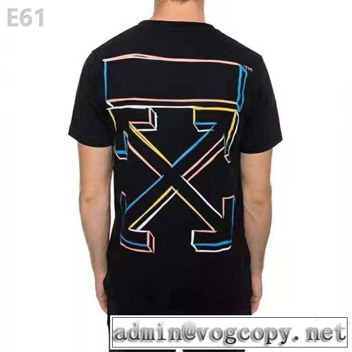 Off-White オフホワイト 半袖Tシャツ 2色可選 オシャレ印象で人気の高い おしゃれな夏ファッション2019