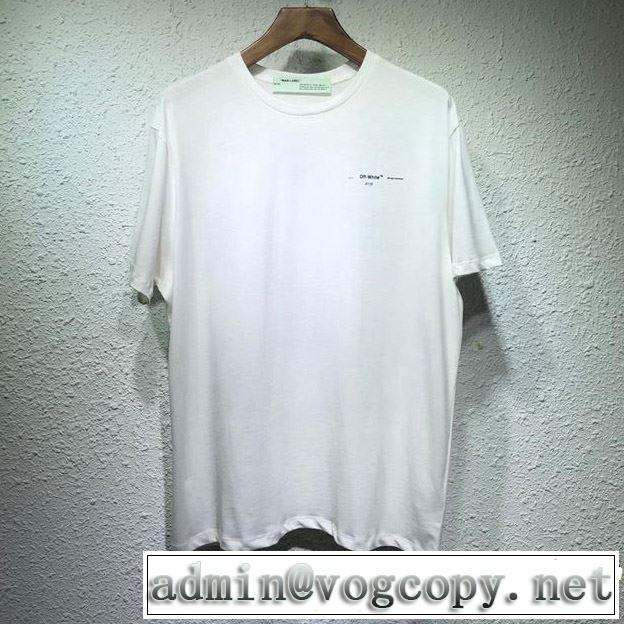トレンドアイテムとして継続 2019春夏人気トレンドアイテム Off-White オフホワイト 半袖Tシャツ 2色可選