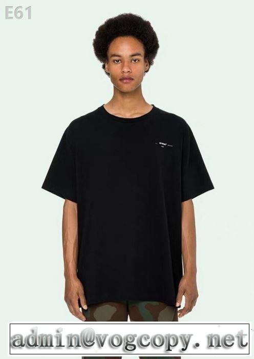 トレンドアイテムとして継続 2019春夏人気トレンドアイテム Off-White オフホワイト 半袖Tシャツ 2色可選