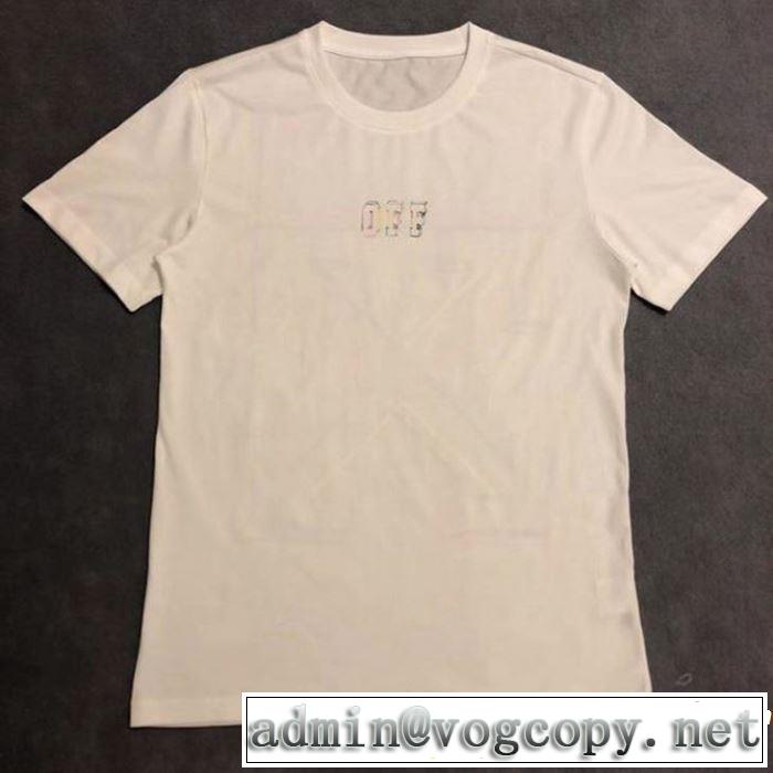 今季は特に注目ファション Off-White オフホワイト 半袖Tシャツ 《2019年》今、注目のストリート