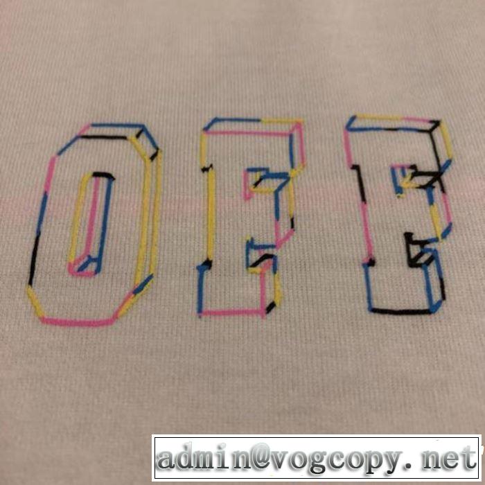 今季は特に注目ファション Off-White オフホワイト 半袖Tシャツ 《2019年》今、注目のストリート