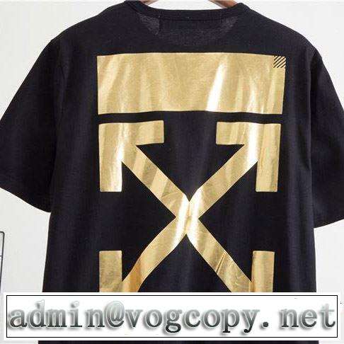半袖Tシャツ 2019春夏も引き続きトレンド  Off-White オフホワイト人気夏ファションおすすめ