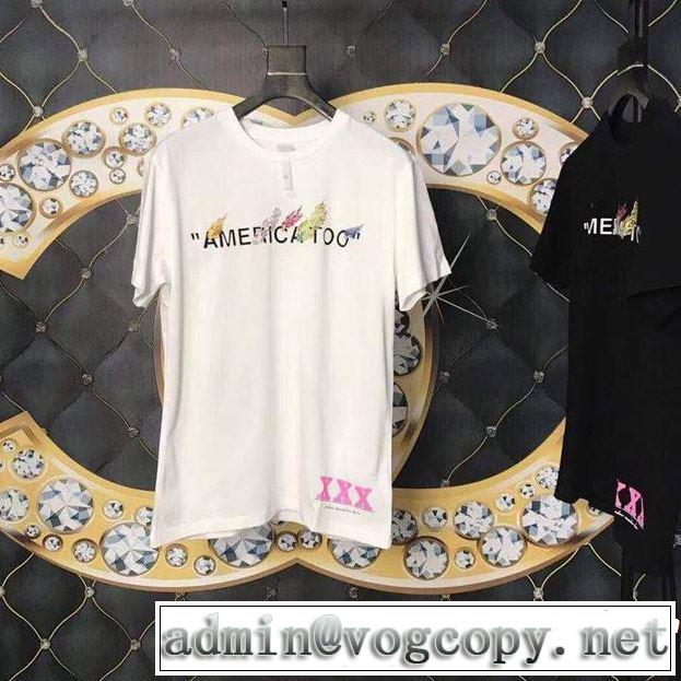 今季トレンドの限定アイテム 【2019春夏】最新コレクション Off-White オフホワイト 半袖Tシャツ 2色可選
