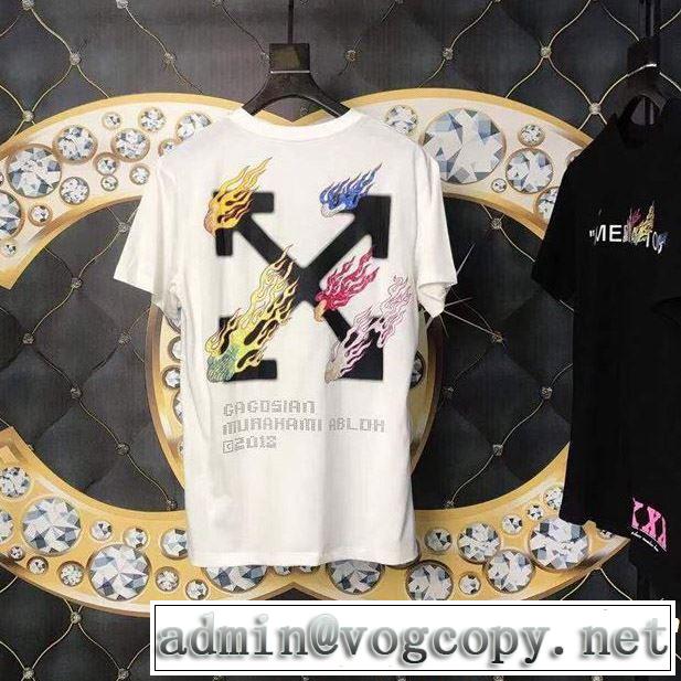 今季トレンドの限定アイテム 【2019春夏】最新コレクション Off-White オフホワイト 半袖Tシャツ 2色可選