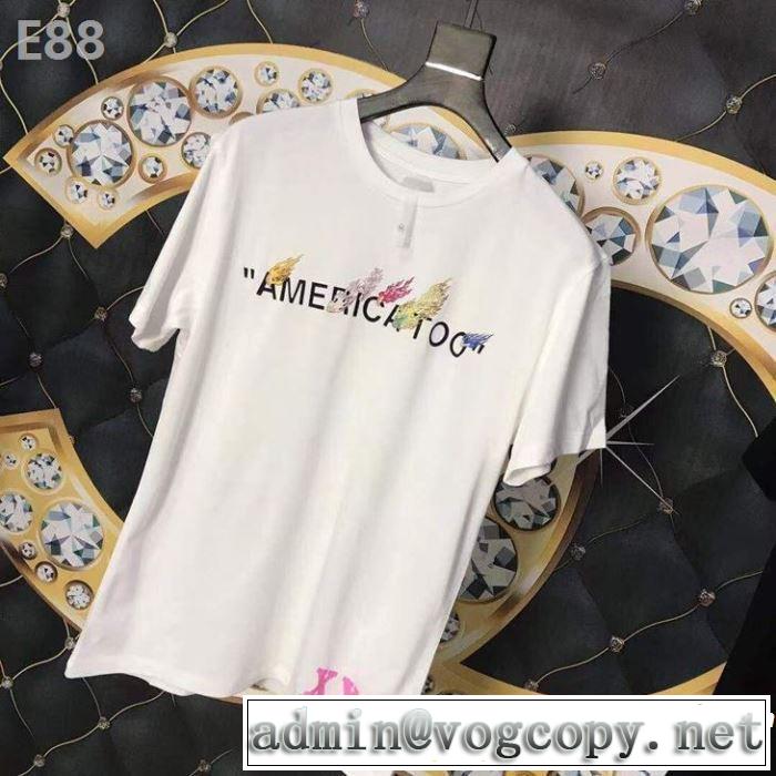 今季トレンドの限定アイテム 【2019春夏】最新コレクション Off-White オフホワイト 半袖Tシャツ 2色可選