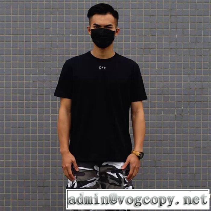 Off-White オフホワイト 半袖Tシャツ 2色可選 男女兼用 素敵カジュアルの春夏コレクション 2019夏色っぽさ