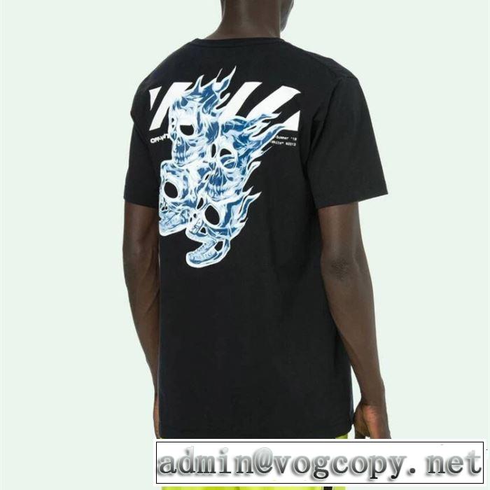 Off-White オフホワイト 半袖Tシャツ 2色可選 男女兼用 素敵カジュアルの春夏コレクション 2019夏色っぽさ