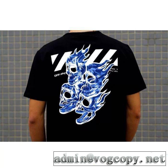 Off-White オフホワイト 半袖Tシャツ 2色可選 男女兼用 素敵カジュアルの春夏コレクション 2019夏色っぽさ