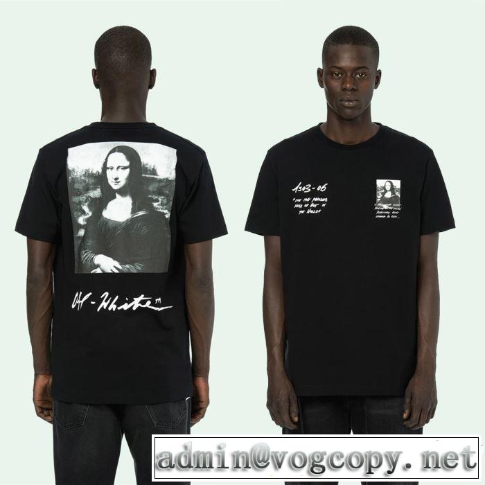 季節感をプラス人気商品 2019年の夏のマスト Off-White オフホワイト 半袖Tシャツ 2色可選 男女兼用