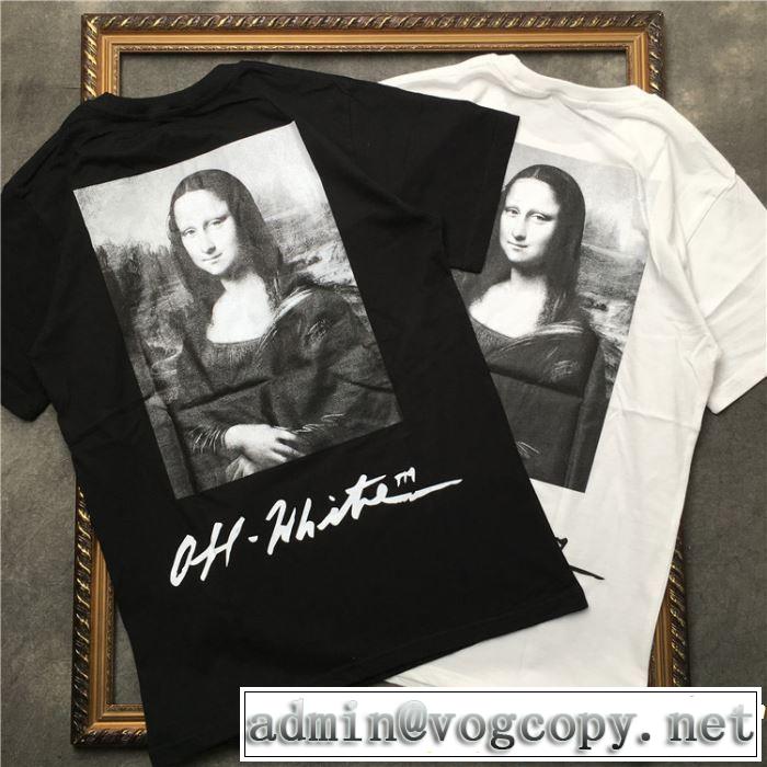 季節感をプラス人気商品 2019年の夏のマスト Off-White オフホワイト 半袖Tシャツ 2色可選 男女兼用