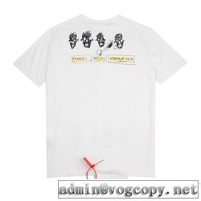 2019春夏のトレンド新商品 着るだけで上品なスタイル Off-White オフホワイト 半袖Tシャツ