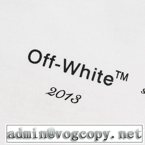 2019春夏のトレンド新商品 着るだけで上品なスタイル Off-White オフホワイト 半袖Tシャツ
