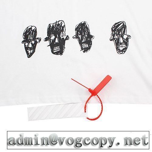 2019春夏のトレンド新商品 着るだけで上品なスタイル Off-White オフホワイト 半袖Tシャツ