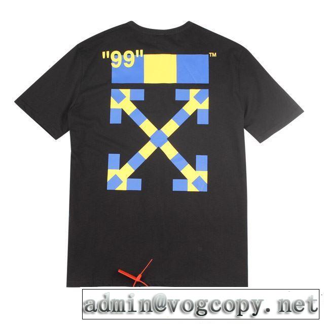 今から夏まで活躍する Off-White オフホワイト 半袖Tシャツ 2色可選 大人カジュアル夏ファッション2019