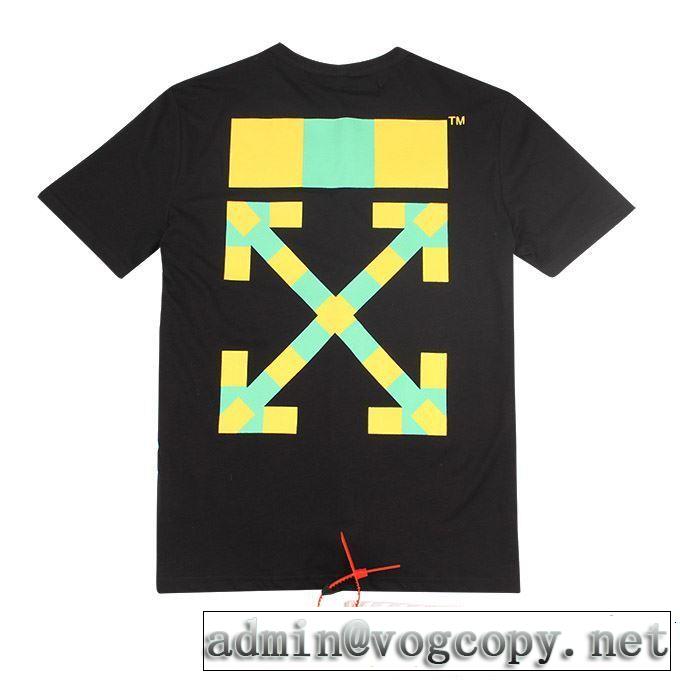 2色可選 半袖Tシャツ人気ストリートブランド新品 2019春夏は人気定番 Off-White オフホワイト