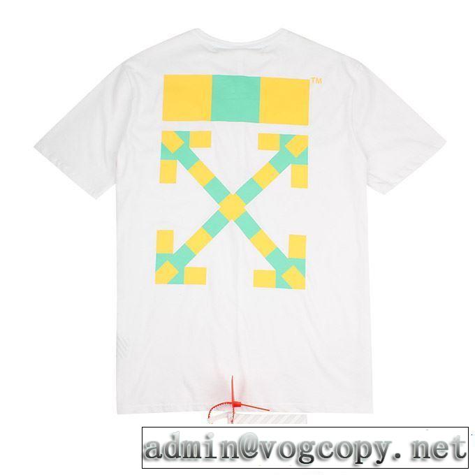 2色可選 半袖Tシャツ人気ストリートブランド新品 2019春夏は人気定番 Off-White オフホワイト